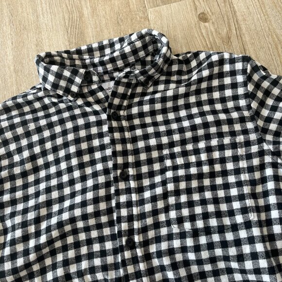 Mens Goodfellow & Co Black and White Plaid Button Up - L - Picture 2 of 5